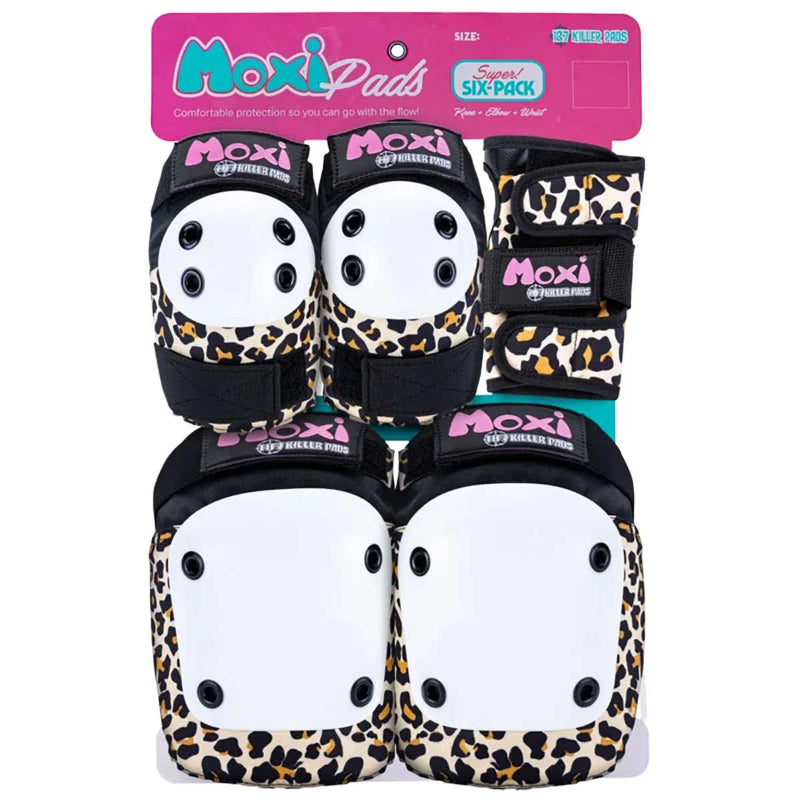 187 Pads Moxi Paquet De Six -Leopard L/XL