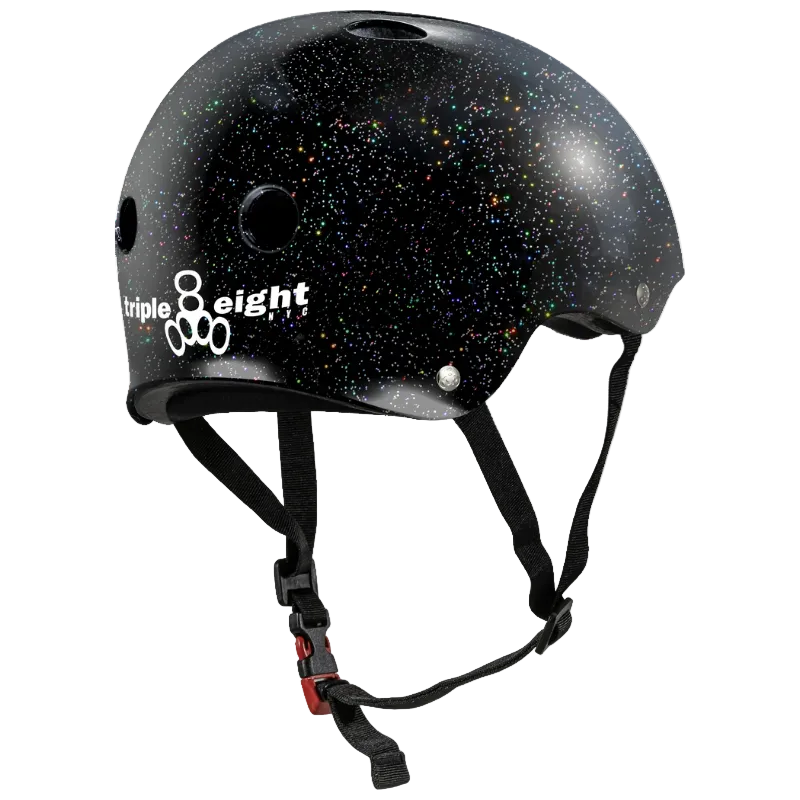 Triple 8 Helmet The Certified Sweatsaver - Black Glitter