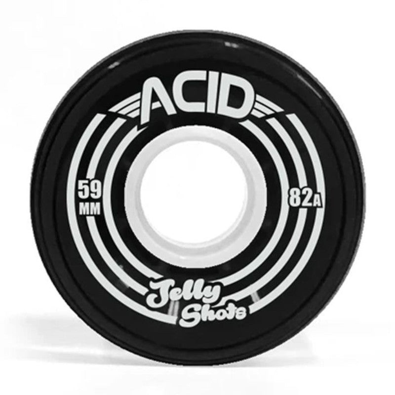 59mm 80a Acid Wheels Cruiser Jelly Shots - Black