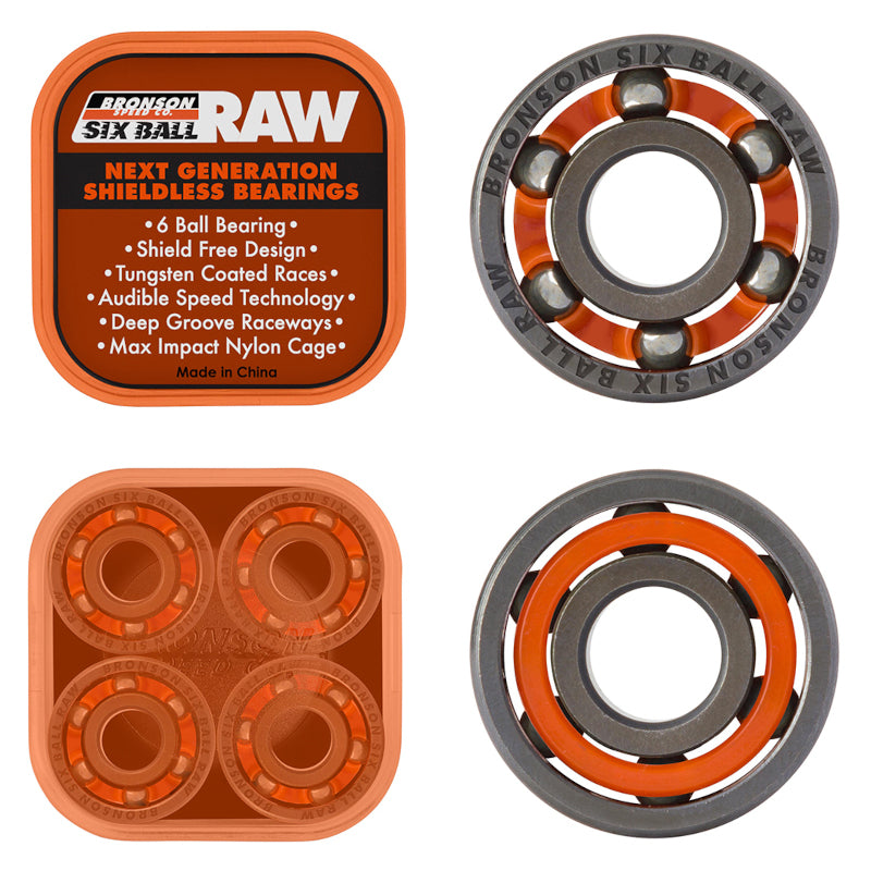 Bronson Speed Co. Bearings RAW 6-Ball