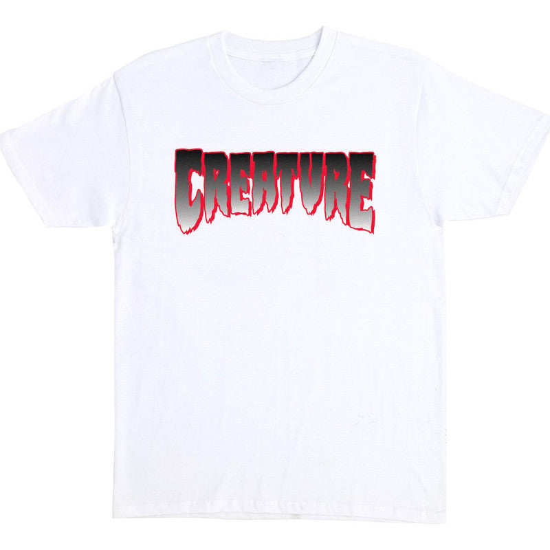 Creature T-Shirt Logo - Blanc