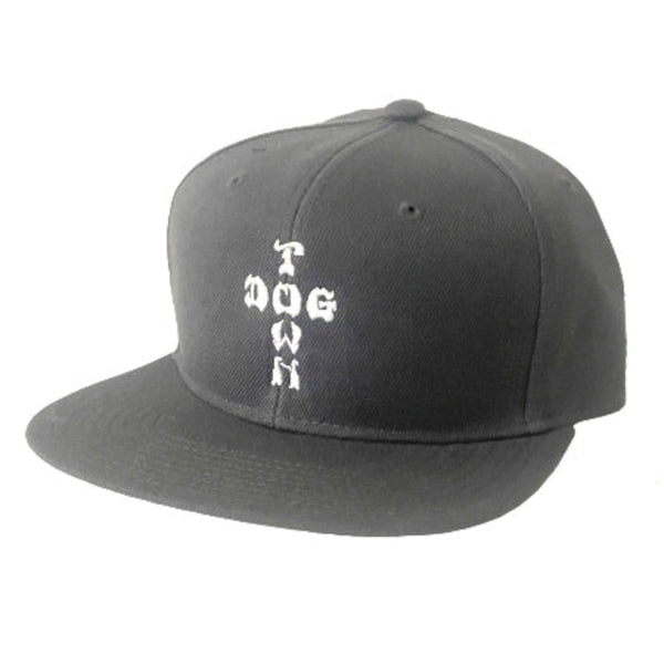Dogtown Cap Cross Letters (Snapback) - Charcoal