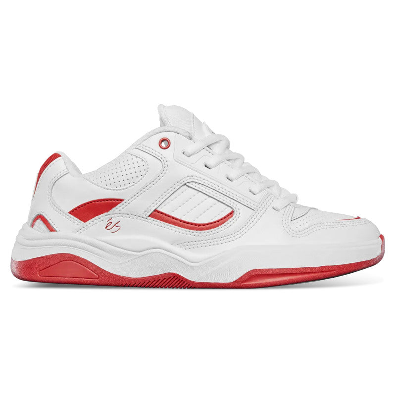 éS Skateboarding Shoes TJ Rogers - White / Red