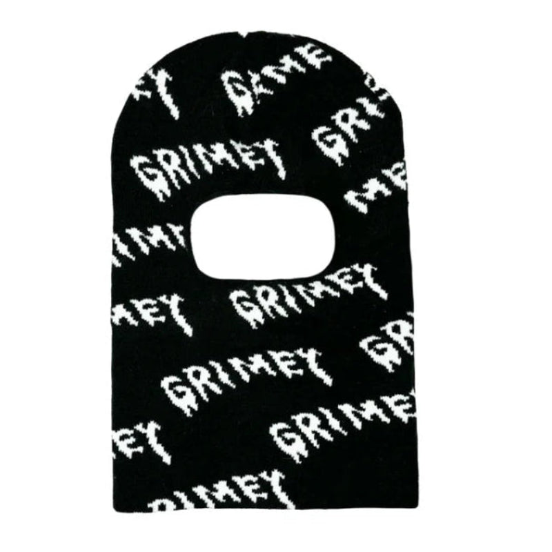 Grimey Beanie Ski Mask Balaclava - Black