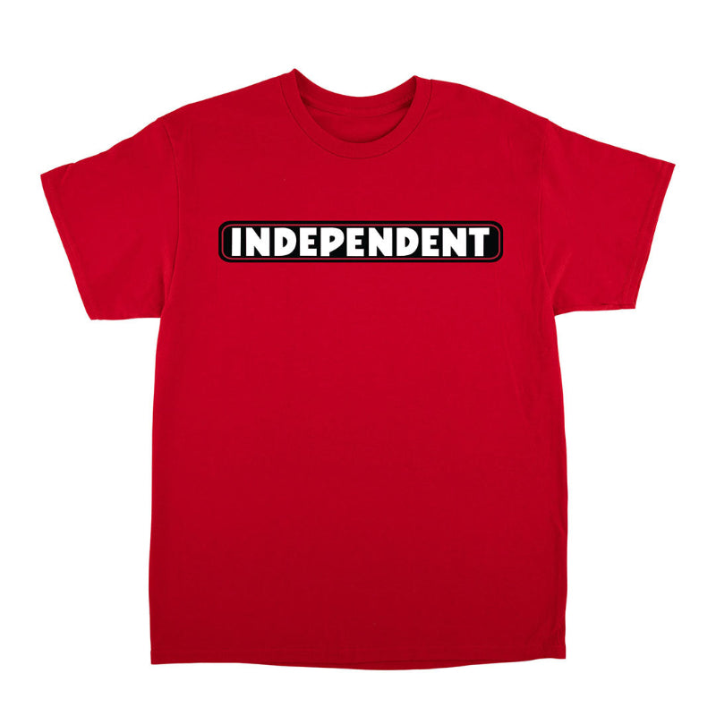 Independent T-Shirt Bar Logo - Rouge