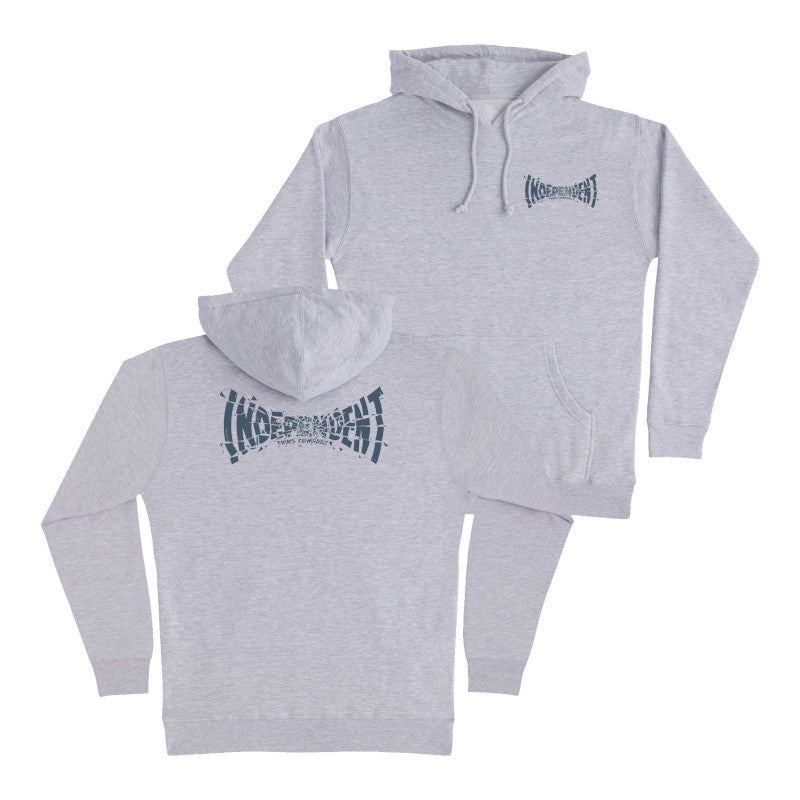 Independent Hoody Shatter Span Logo - Gris Heather