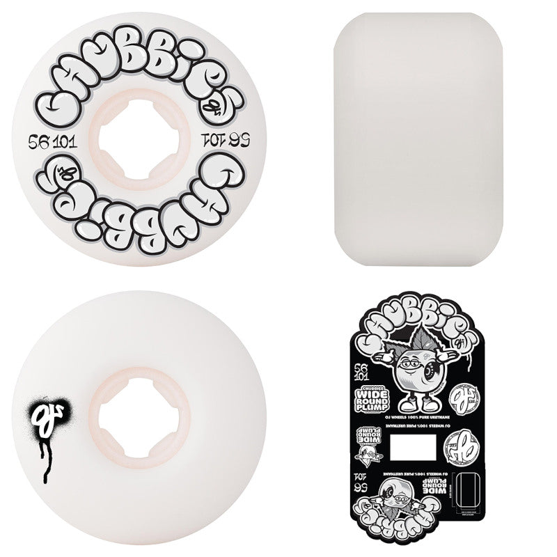56mm 101a OJ Wheels Chubbies WIDE