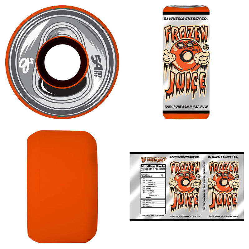 54mm 92a OJ Wheels Frozen Juice Keyframes - Orange