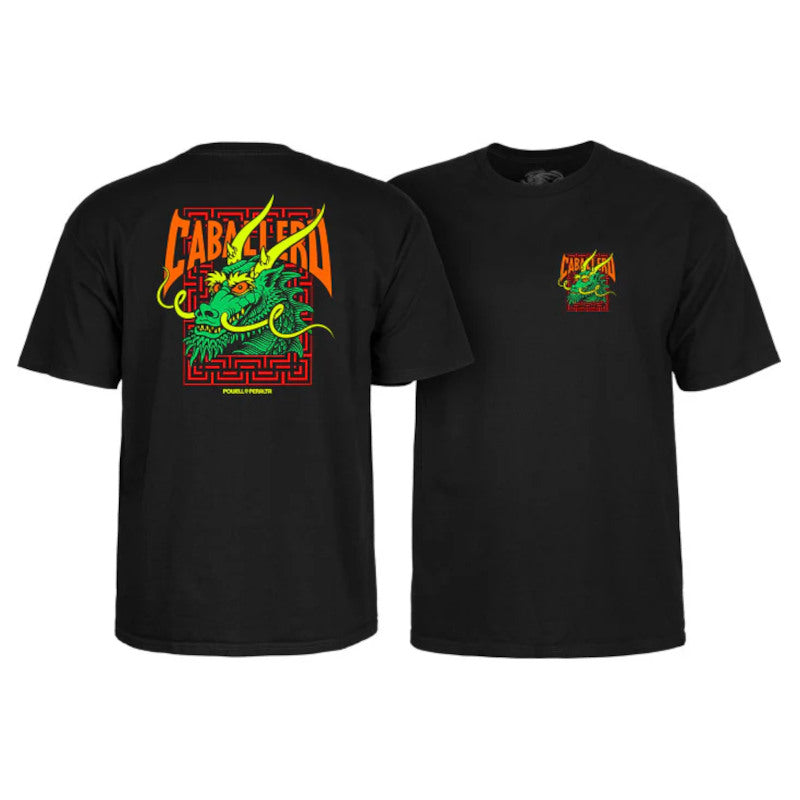 Powell & Peralta T-Shirt Caballero Street Dragon - Noir