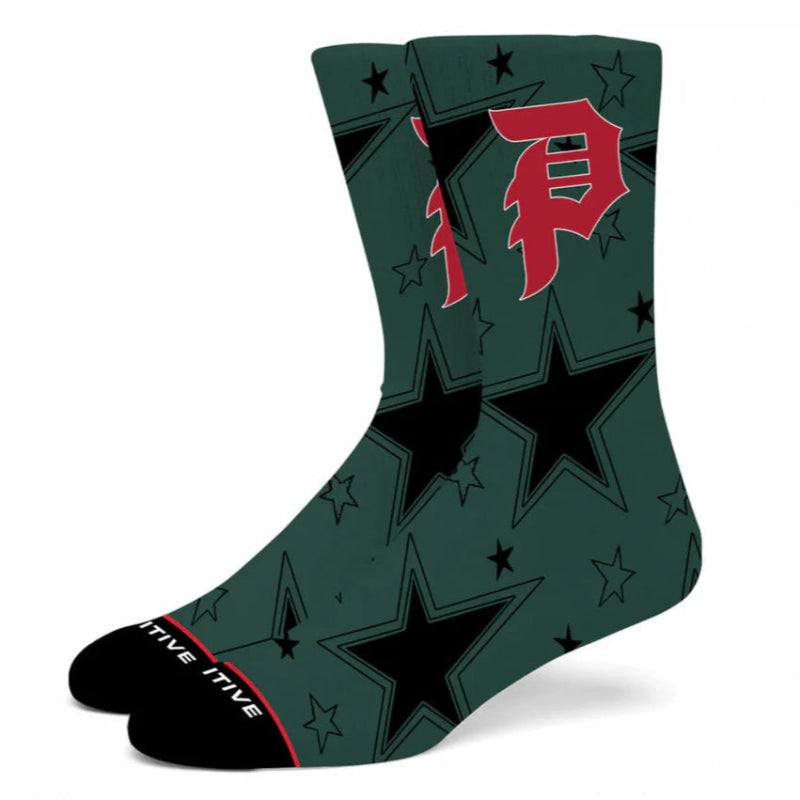 Primitive Socks All Star - Green (Crew)