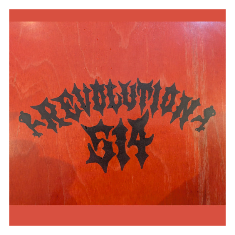 Revolution 514 Deck Satanic Surfers Burning Candles Shape - 8.75"