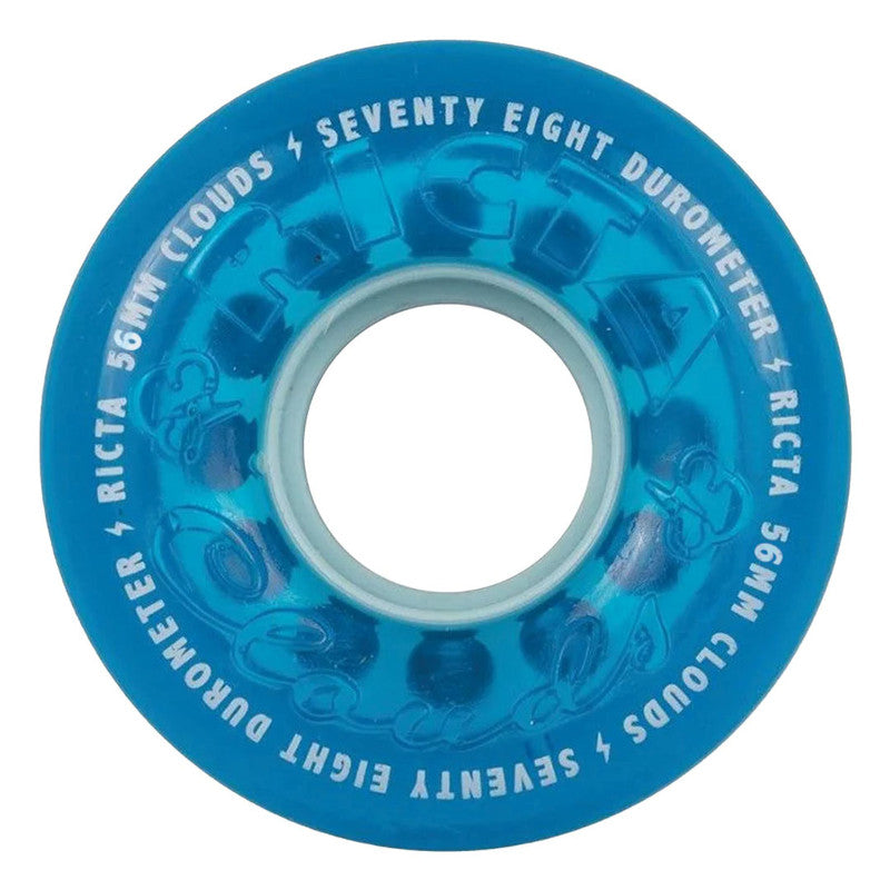 56mm 78a Ricta Wheels Clouds Clear Blue