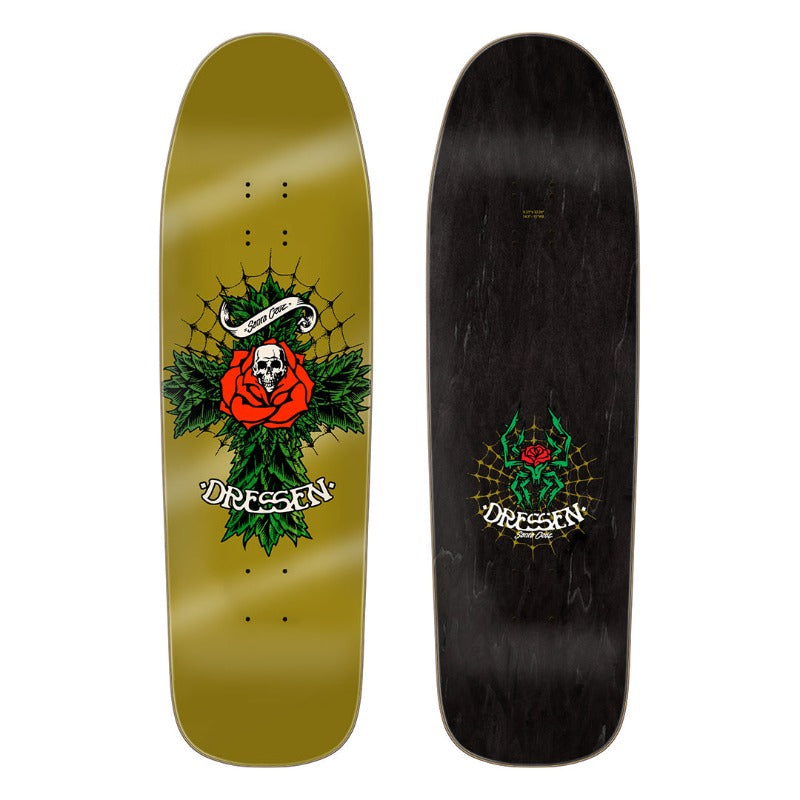 Santa Cruz Deck Eric Dressen Rose Cross Two 9.25"