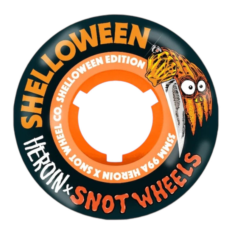 55mm 99A Snot Wheels Shelloween - Noir/Orange