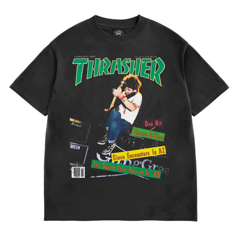 Thrasher T-Shirt February 1987 Cover - Black