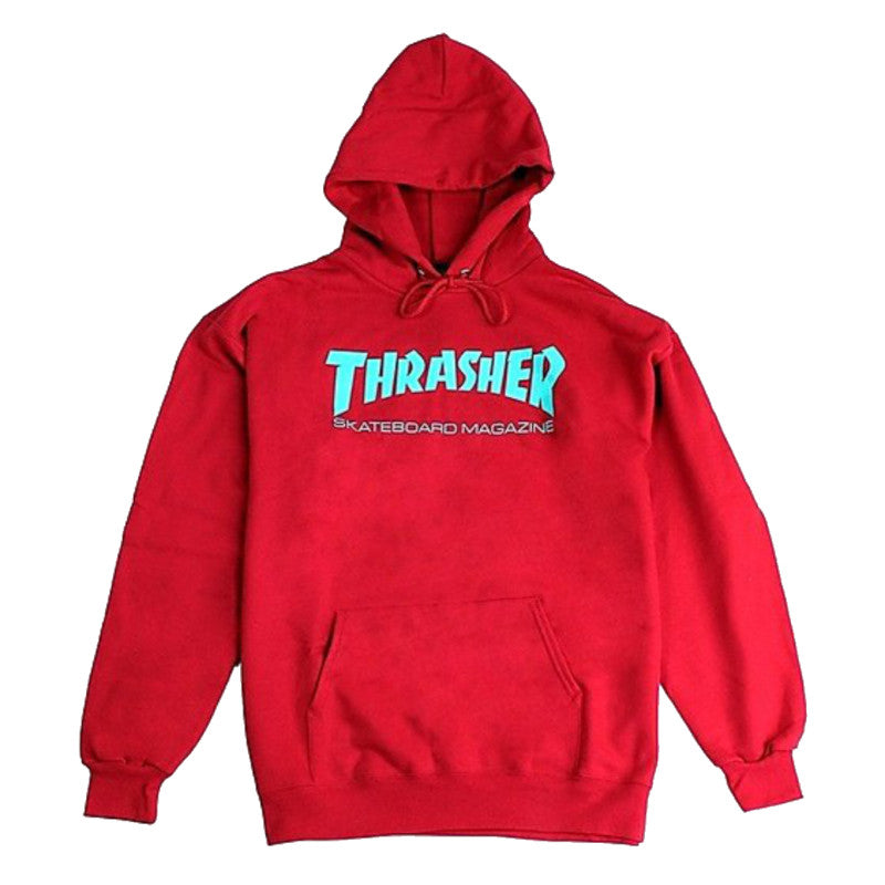 Thrasher Hoody FLAME LOGO - Red