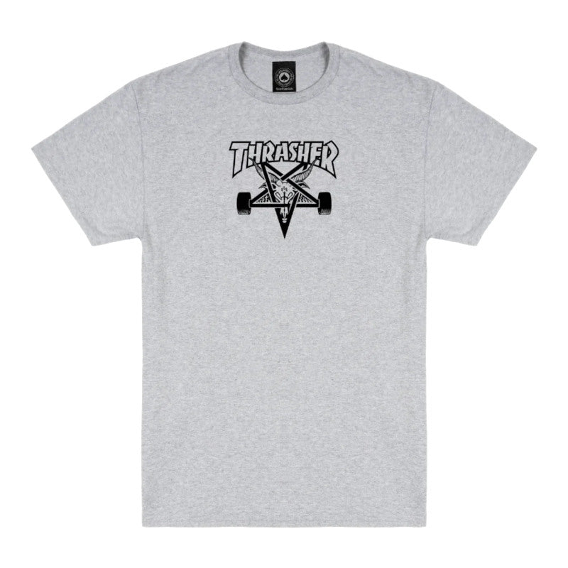 Thrasher T-Shirt Mag Logo GOAT - Heather Grey