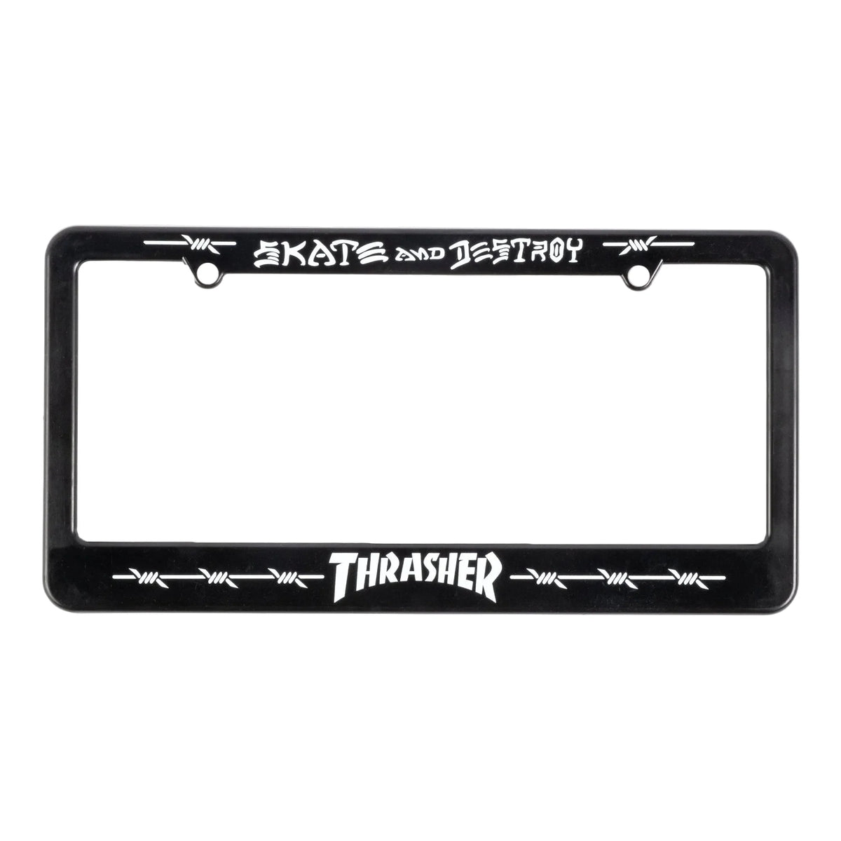 Thrasher License Plate Holder Skate And Destroy