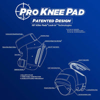187 Pro Knee Pads Large - Noir