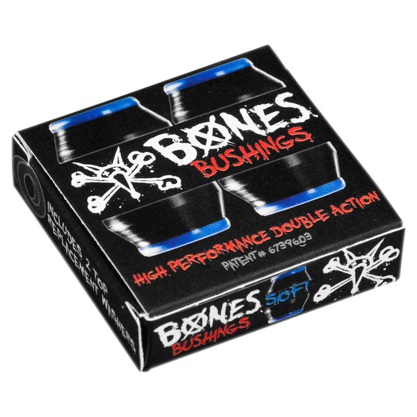 Bones Bushings Hardcore Bleu / Noir - Souple