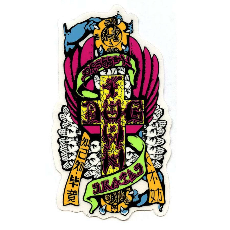 Dogtown Sticker Eric Dressen Hands - Medium