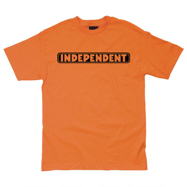 Independent T-Shirt Bar Logo - Orange