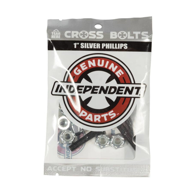 Independent Bolts Genuine Parts 1 Pouce Phillips - Noir/Argent