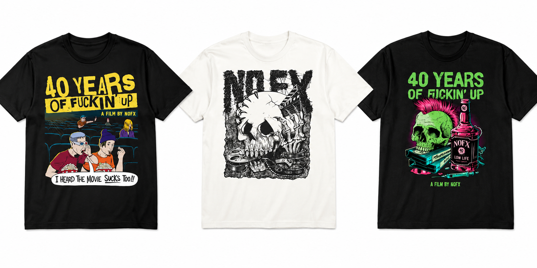 Le merch officiel du documentaire NOFX 40 Years of Fuckin’ Up