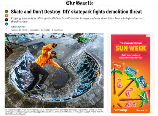 Projet 45 DIY Skatepark