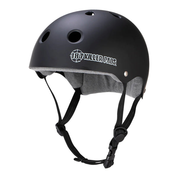 187  Helmet Pro Skate Matte Black - Sweat Saver
