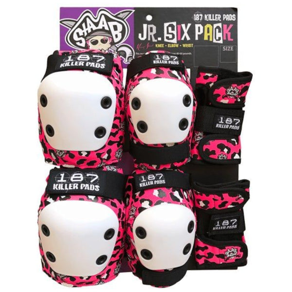 187 Pads Six Pack Staab Junior - Pink