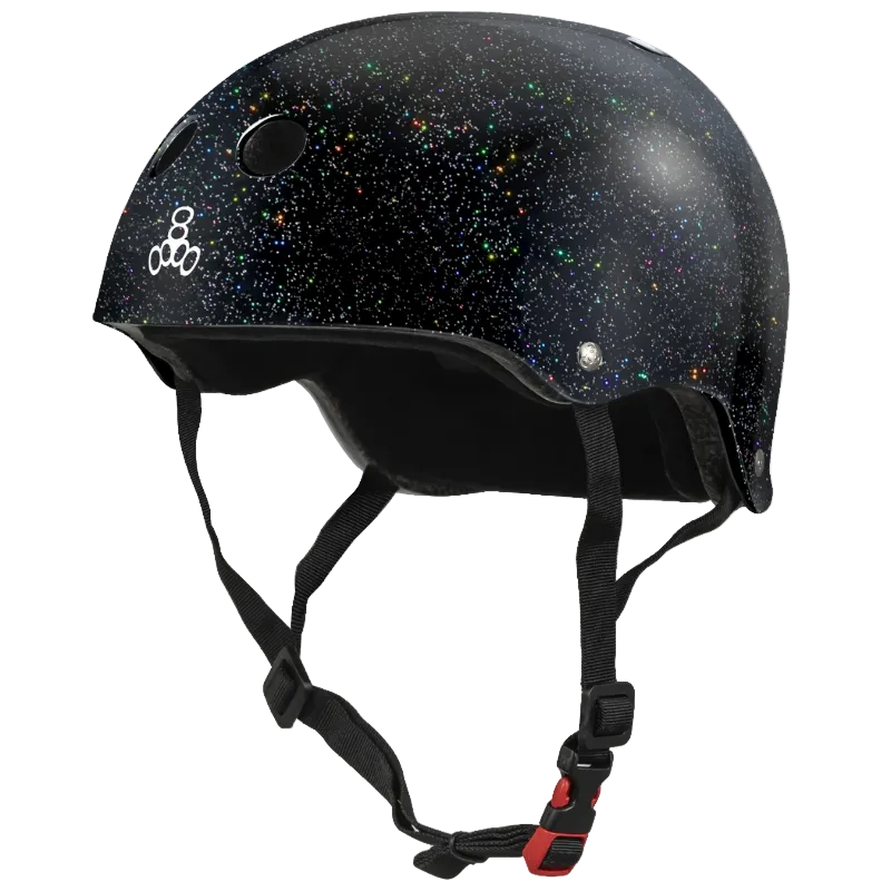 Triple 8 Helmet The Certified Sweatsaver - Black Glitter