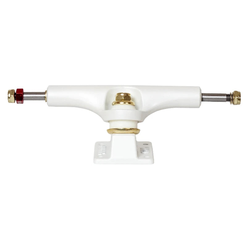 Ace Trucks 55 AF1 - Satin White With Gold Hardware