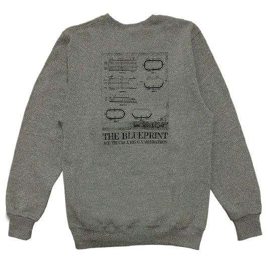 Ace Trucks x Mehrathon Sweatshirt x Big O Blueprint