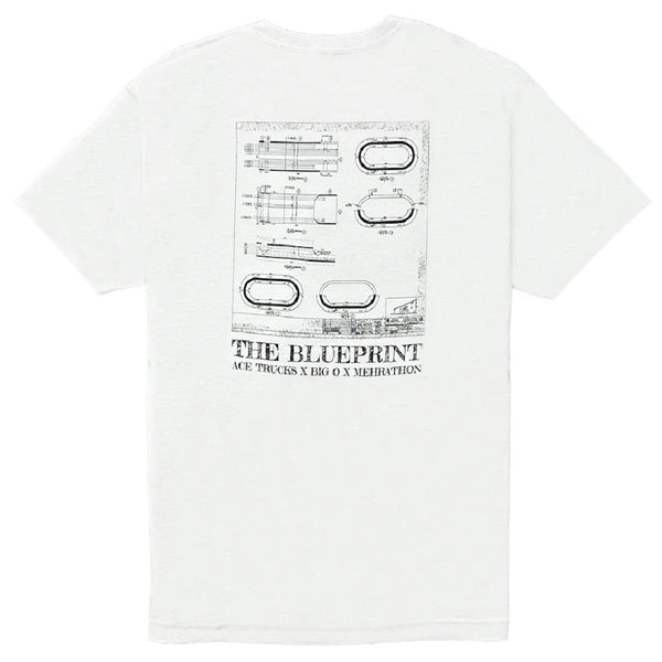 Ace Trucks x Mehrathon T-Shirt x Big O Blueprint