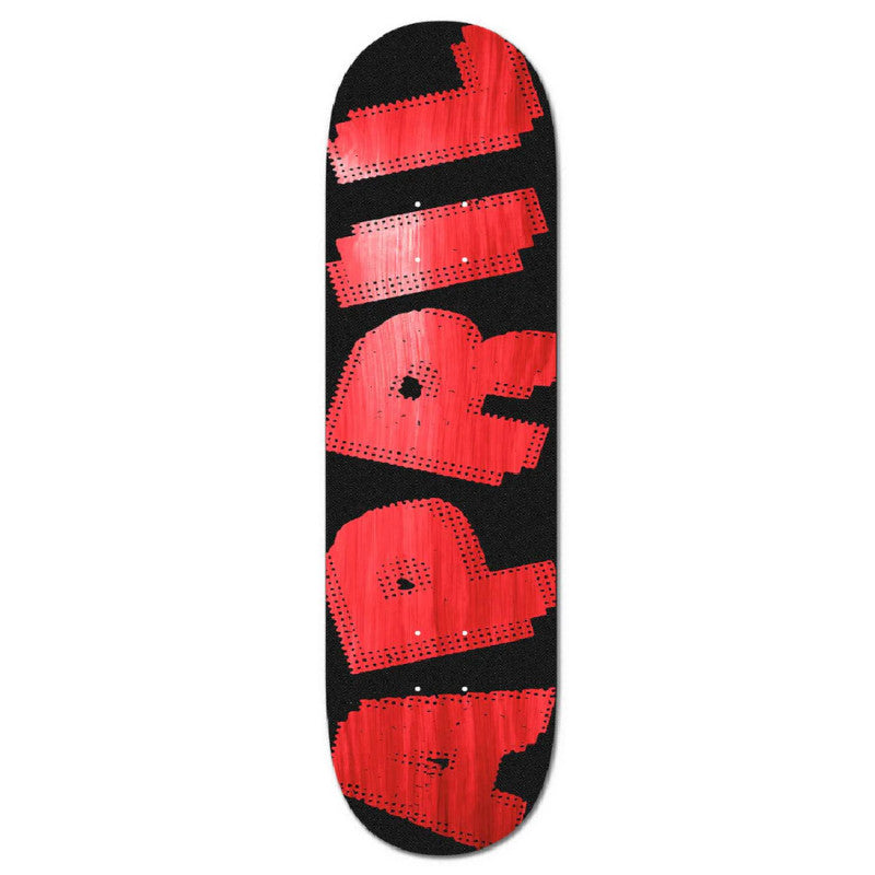 April Deck Halftones Rouge/Noir 8"
