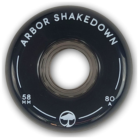 58mm 80a Arbor Wheels Skakedown Ghost - Black