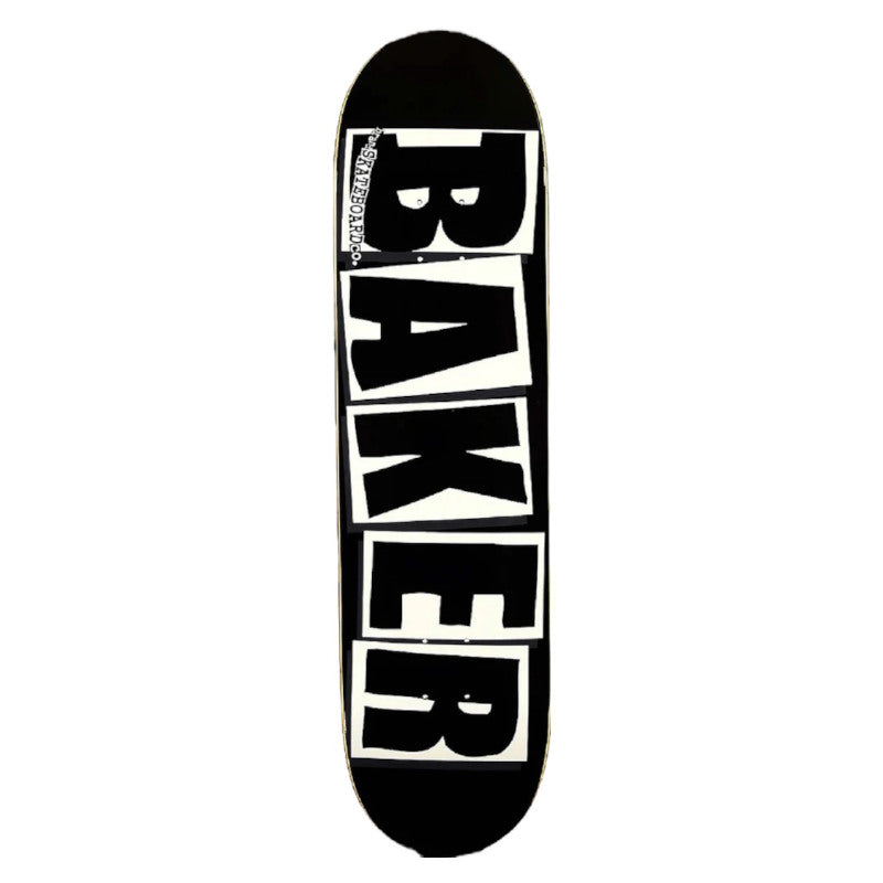 Baker Deck Brand Logo Noir/Blanc 8.25"