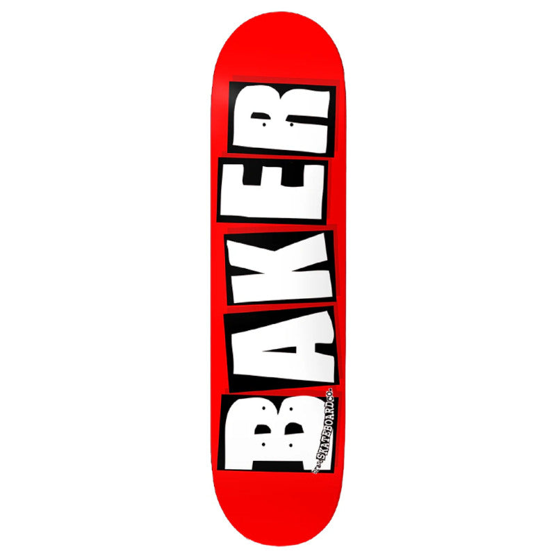 Baker Deck Brand Logo White 8.5"
