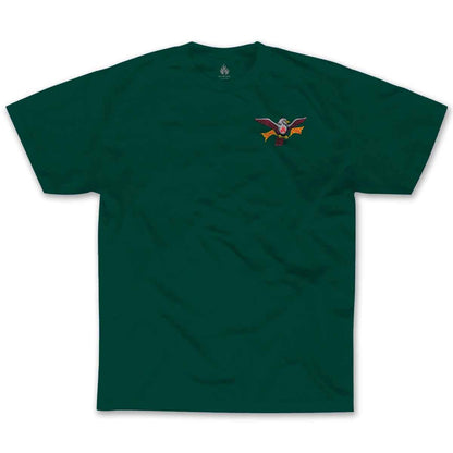 Black Label T-Shirt Hensley Wingtips - Forrest Green
