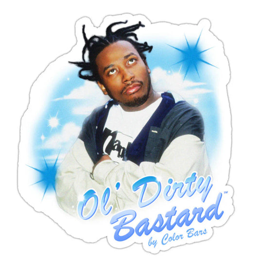 Color Bars Sticker Old Dirty Bastard Airbrush - Med