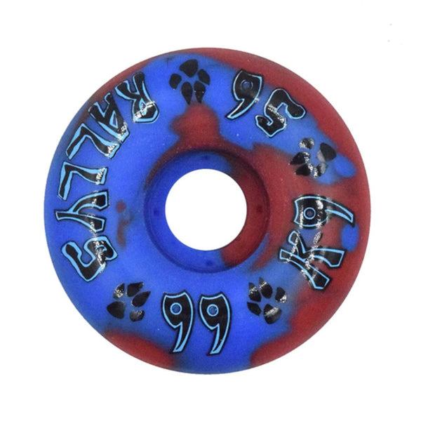 56mm 99a Dogtown Wheels K9 Rally - Red/Blue