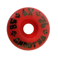 58mm 92a Dogtown Wheels K9 Smooths - Cherry Bomb Red