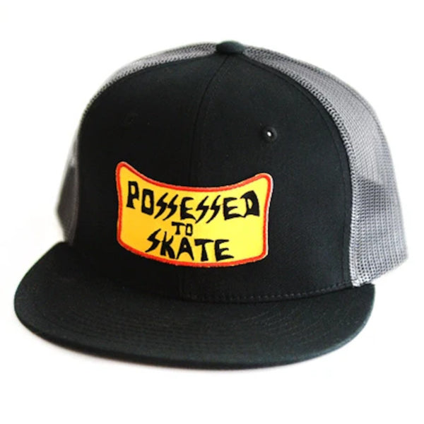 Dogtown X Suicidal Cap Possessed to Skate Mesh (Snapback) - Gris Fonce