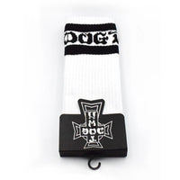 Dogtown Socks Striped Tube - White/Black