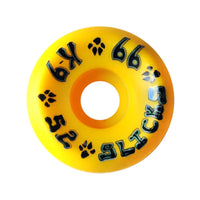 52mm 99a Dogtown Wheels K9 Slicks - Lemondrop Yellow