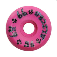 56mm 99a Dogtown Wheels K9 Slicks- Pink