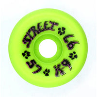 57mm 97a Dogtown Wheels K9 80s Street - Vert/Lime