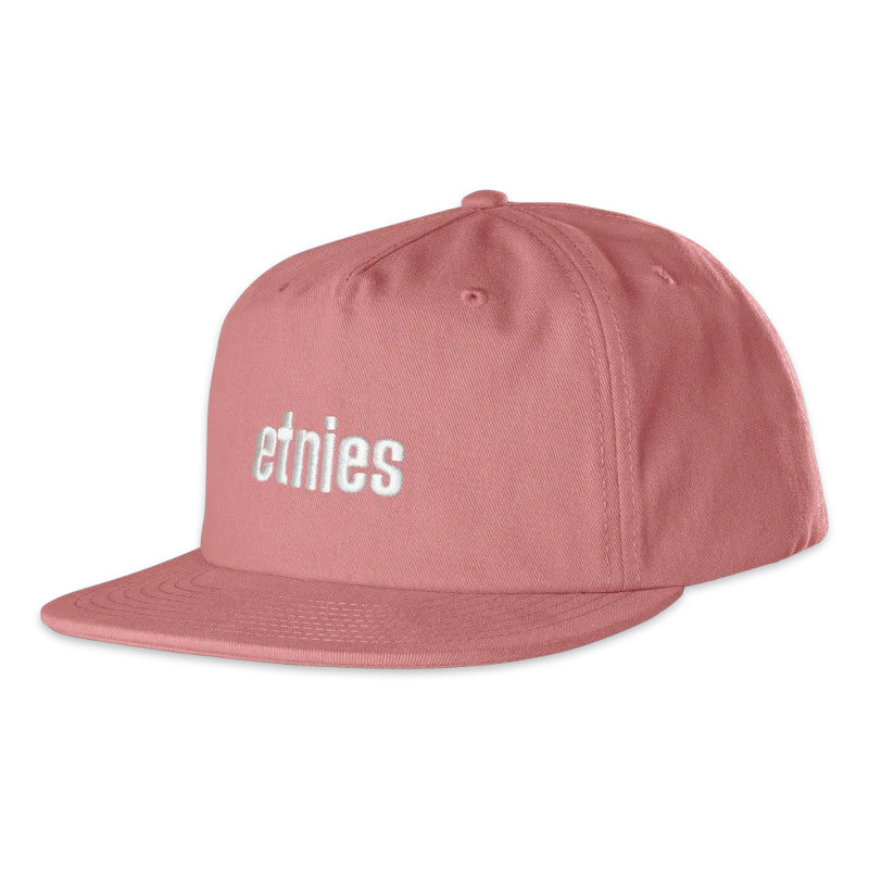Etnies Cap Iconic Font Logo (Snapback) - Pink