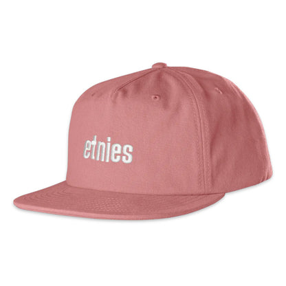 Etnies Cap Iconic Font Logo (Snapback) - Pink